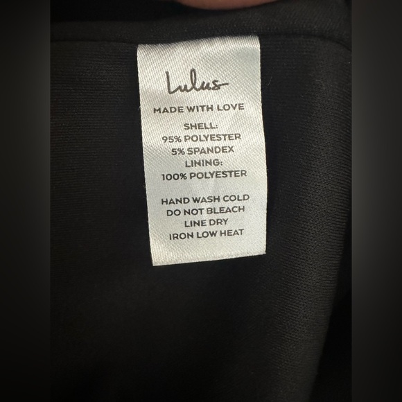 Lulus Westwood Black Half Sleeve Sheath Dress Size Small - Picture 10 of 11